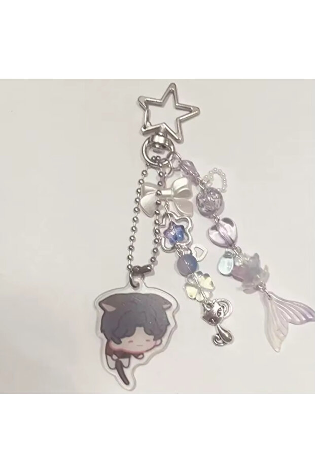 2 Love And Deepspace Acrylic Keychain Jewelry Friends Gift Bag Charms Keyring Souvenir Creative Key.