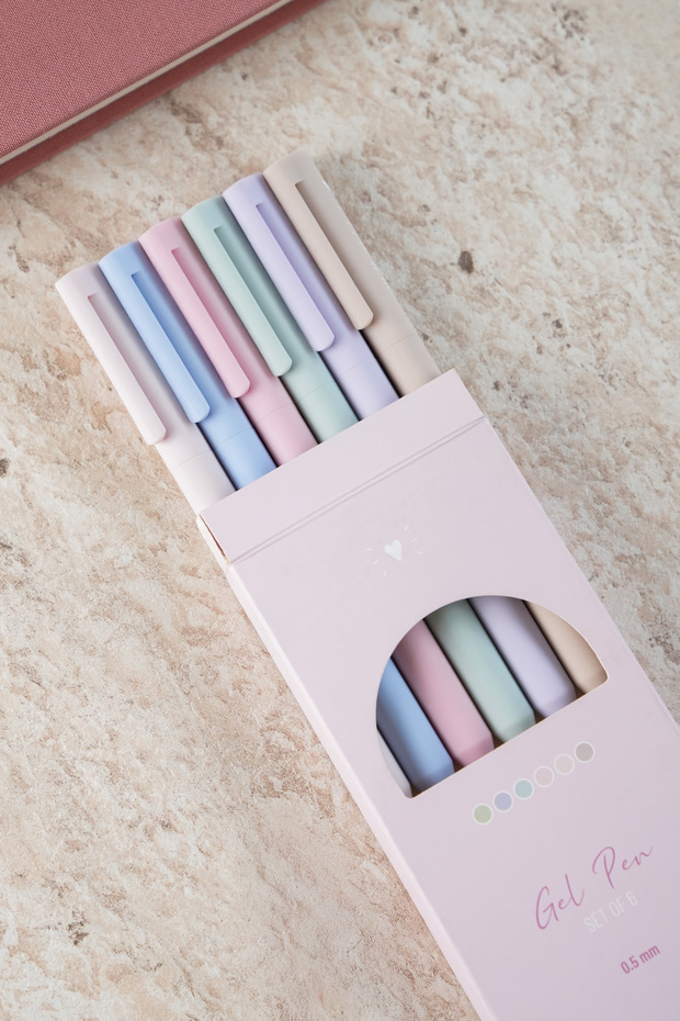 Matt Notebook 0.5 mm 6'lı Jel Kalem Seti