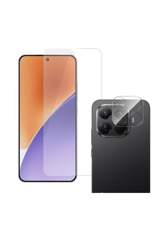 واقي عدسة الكاميرا المتوافق مع 15T Pro شفاف + واقي شاشة - 1