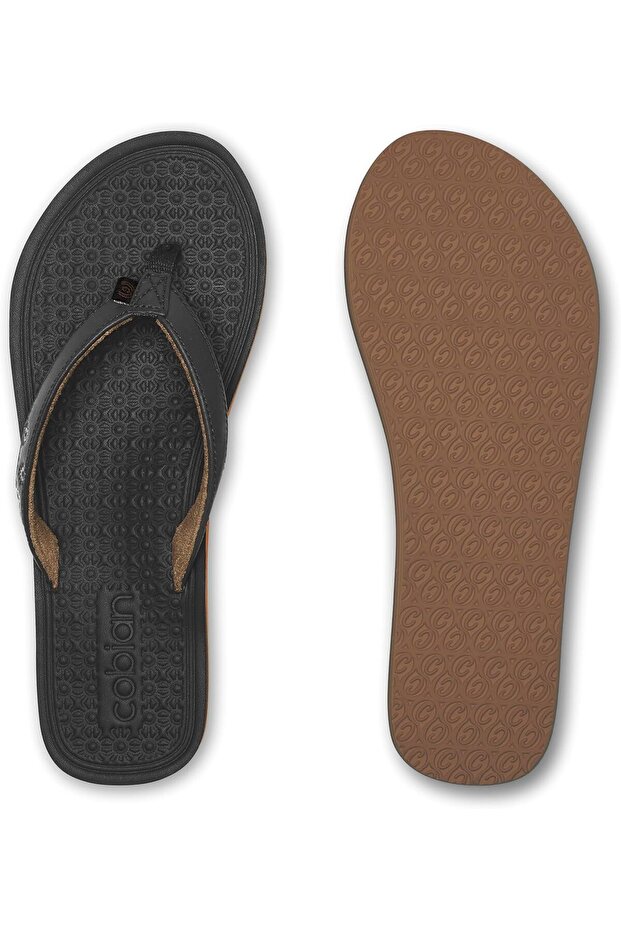 Women's Kona Synthetic Leather Strap Flip-Flop Sandals