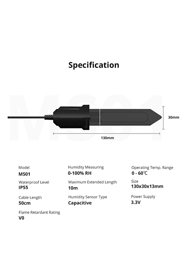 Smart Soil Moisture Sensor MS01 - 3