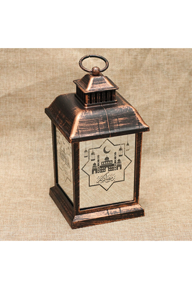 فانوس رمضان لون برونزي - 2