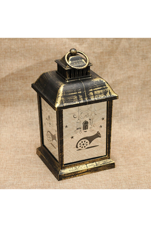 فانوس رمضان لون ذهبي - 2