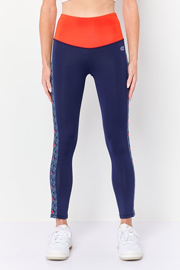 Women Sportswear Fit Training Leggings, Navy