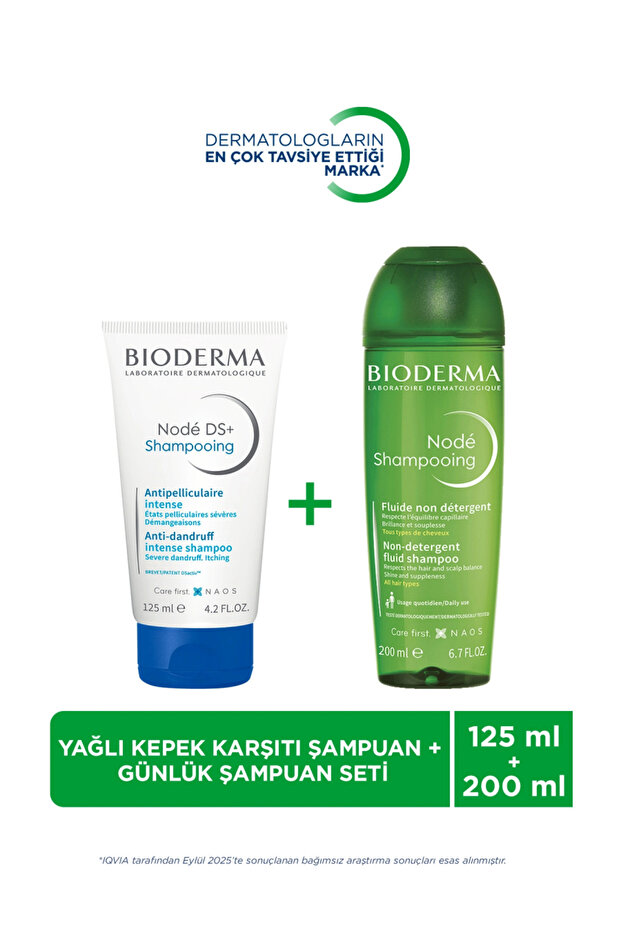 Node Ds+ Cream Shampoo 125 ml + Node Fluid Shampoo 200 ml - 1