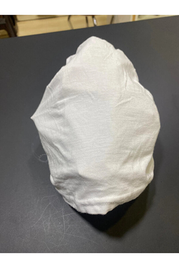 GEÇMELİ BONE BEYAZ-ÜÇGÜL - 2