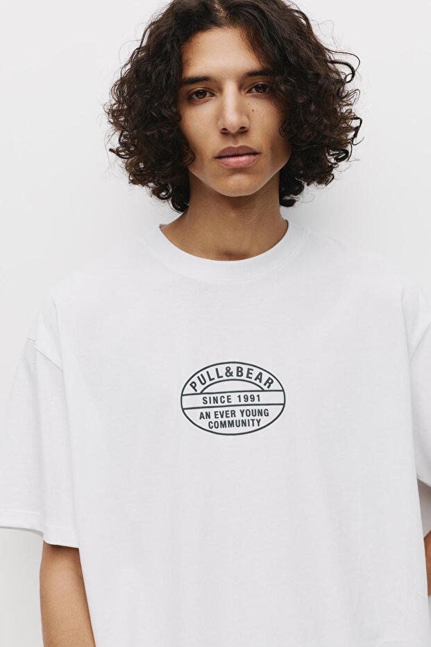 Pull&Bear logolu t-shirt - 3