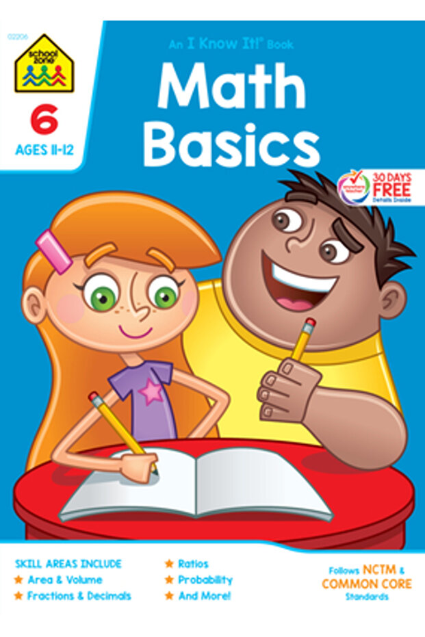 Math Basics Grade 6 Workbook - 1