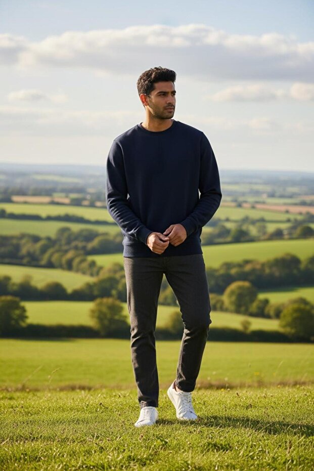 Men's Crew Neck Knit Sweater – Casual & Smart Casual Relaxed Fit