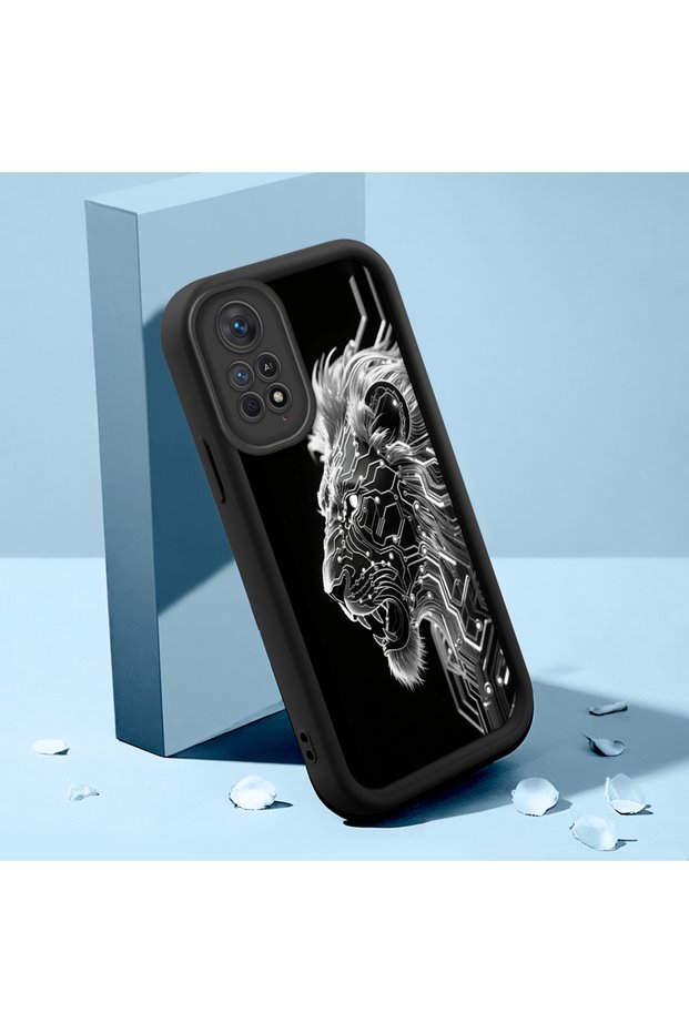 Redmi Note 11 Pro Compatible Soft Silicone Phone Case Anti Fall Lion