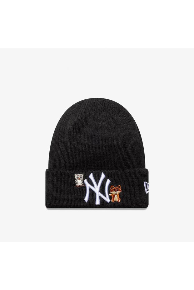 New York Yankees Mlb Icon Kids Black Beanie