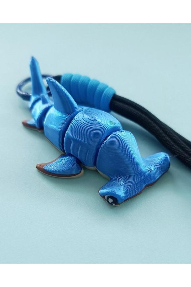 Keychain Bag Ornament Large Hammerhead Shark Plays Joint Toy Christmas Birthday Gift