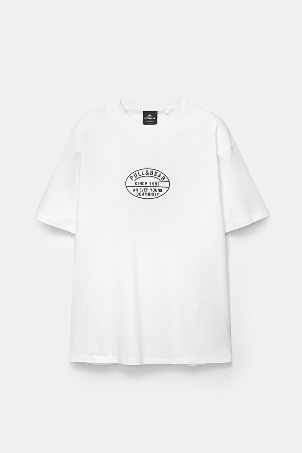 Pull&Bear logolu t-shirt - 5