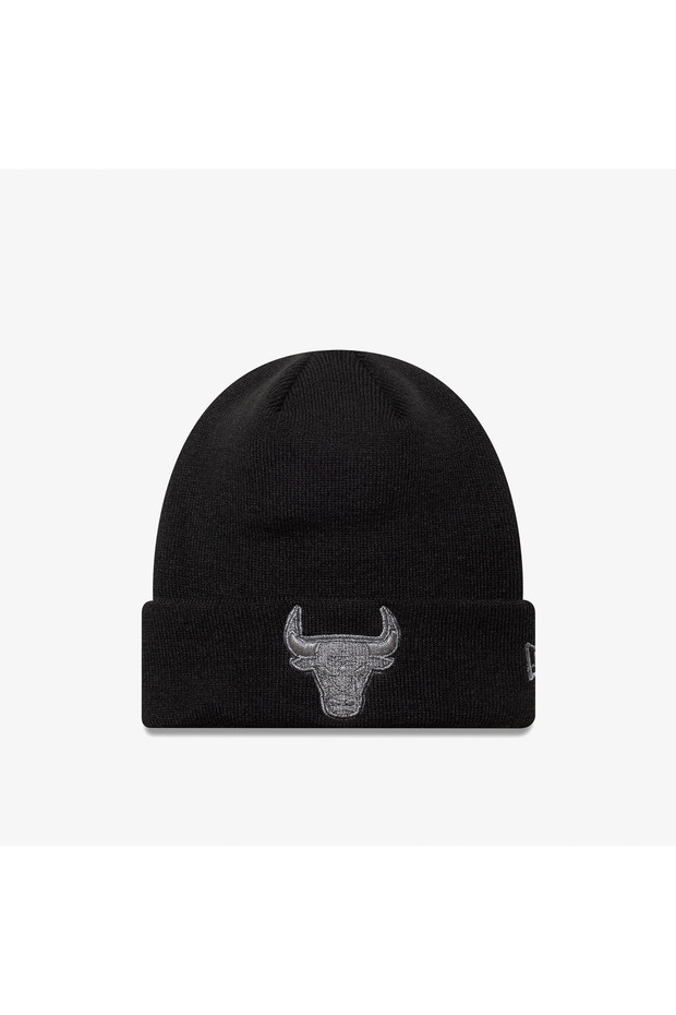 Chicago Bulls Nba Metallic Unisex Black Beanie