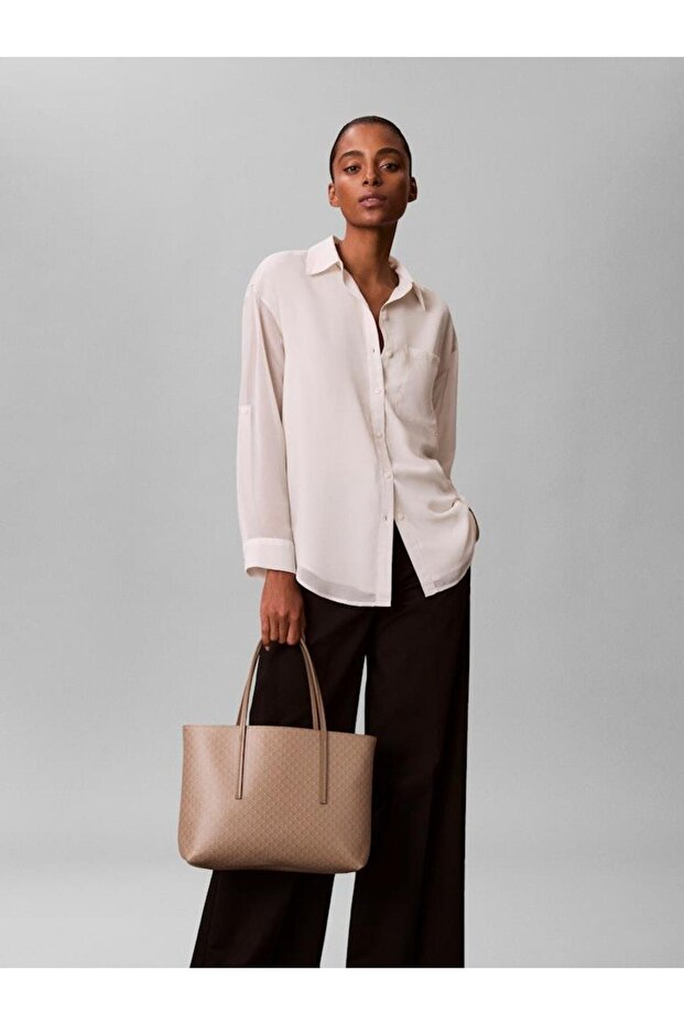 EMBLEM AOP SMALL TOTE - 5