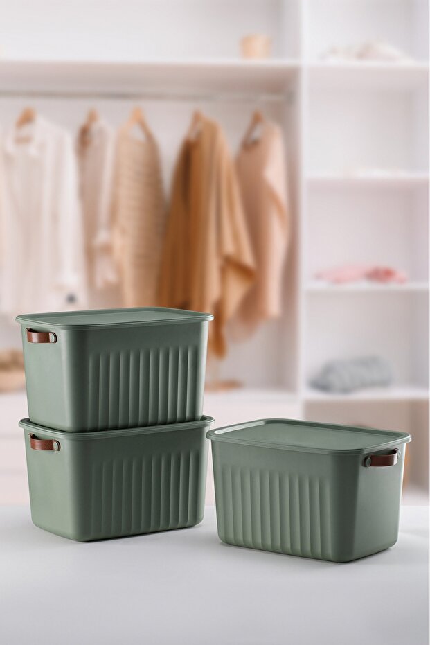 Boxiva 15 Lt Storage Box with 3 Lids, Multi-Purpose Organizer and Organizer