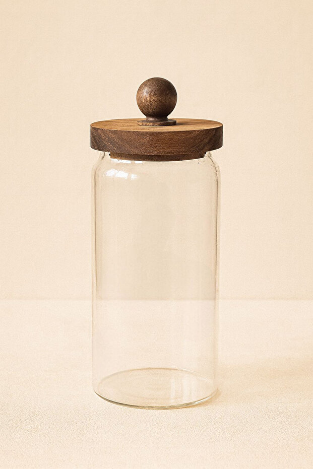 Acacia Gasket Lid Borosilicate 1000ml Jar Kw-745