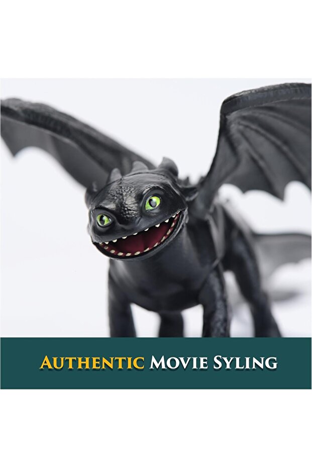 مجسم تنين بلا أسنان - 4