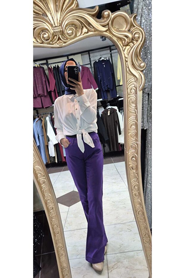 İspanyol keten pantolon - 3