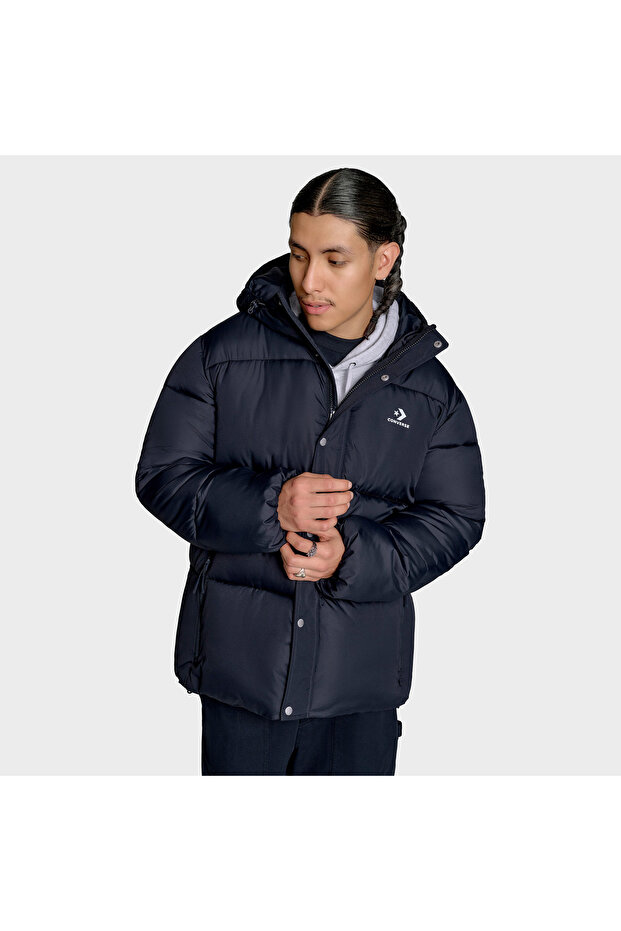 Erkek Siyah Şişme Mont - 1