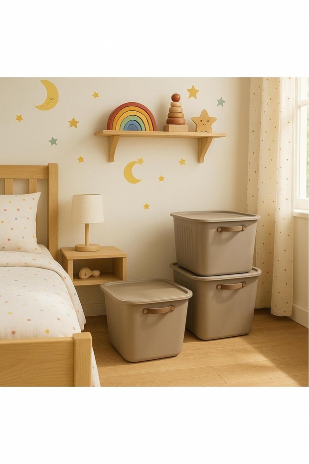 Boxiva 20 Lt Storage Box with 3 Lids, Multi-Purpose Organizer and Organizer