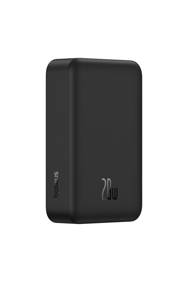 EnerFill FM41 Mini Magsafe Powerbank 20.000 mAh 20W - Siyah (C'den C'ye 20V/3A 30cm siyah kablolu) - 1
