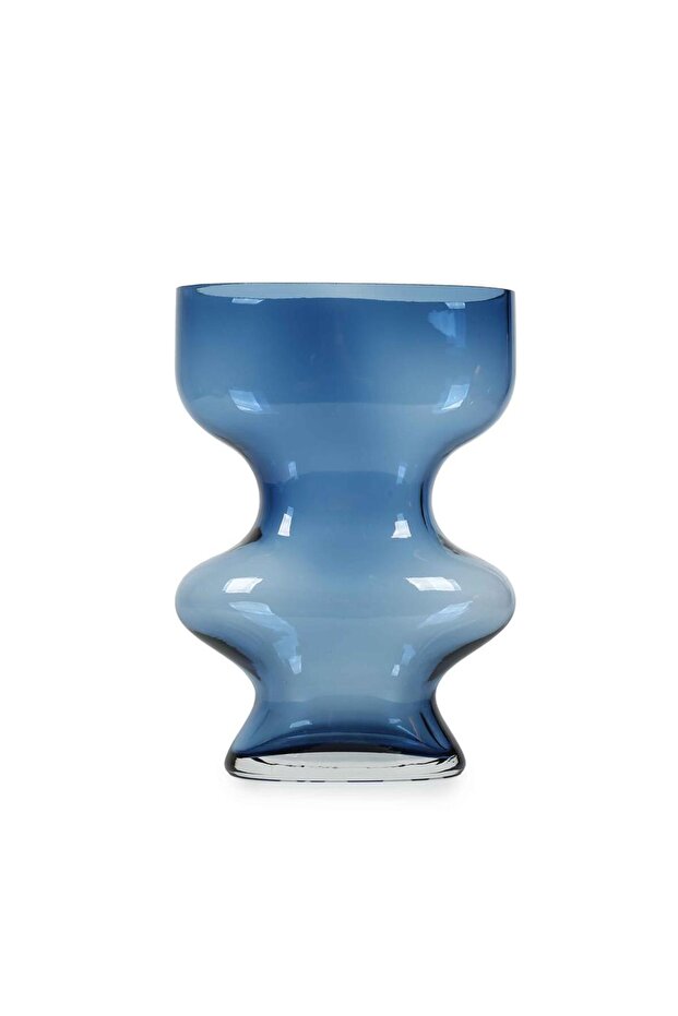 Bologna Blue Thin-Waisted Vase 20*10*27.5 cm Ak.Ki0003