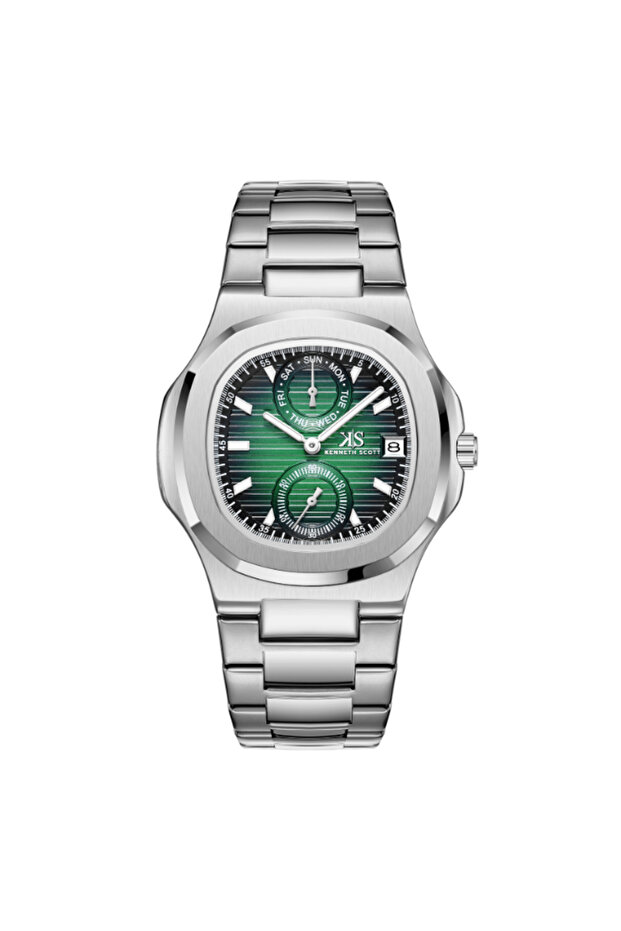 Men's Analog Green Dial Watch - K25002-SBSH