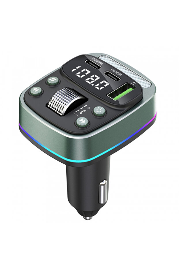 Модулатор FM Bluetooth EchoDrive, 1 x USB-A - 2 x USB-C
