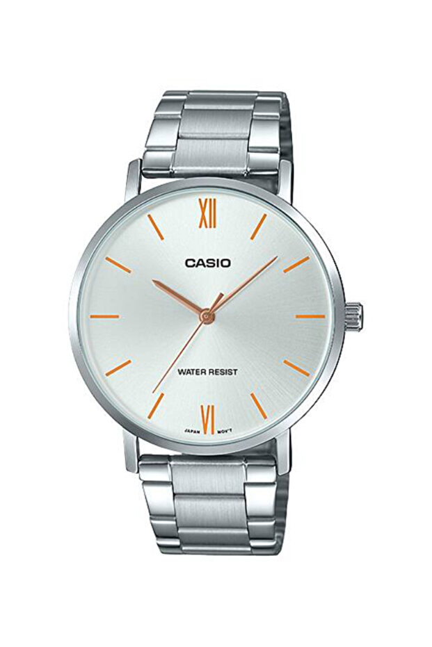 Men's Analog White Dial Watch - MTP-VT01D-7B