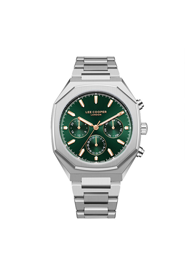 Men's Multi Function Green Dial Watch - LC08045.370 - 1
