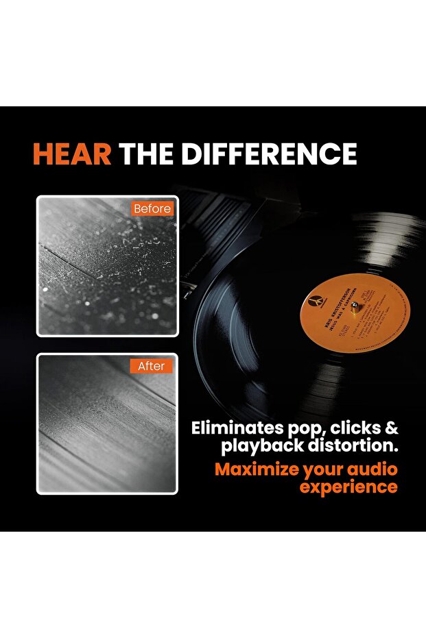 طقم تنظيف أسطوانات الفينيل - مجموعة من 5 قطع - 3