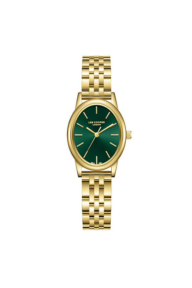Women's Analog DARK GREEN Dial Watch - LC08319.170