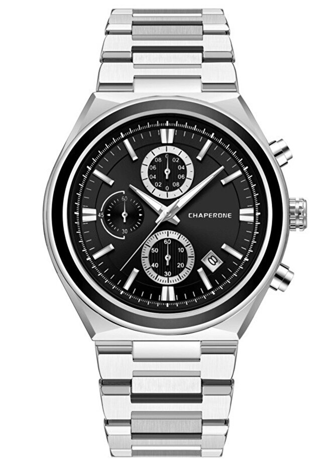 Ch155M Men's Wristwatch with Metal Band