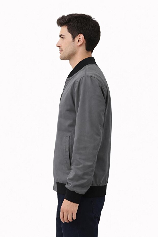 Leather Coat Patterned Nubuck Leather - 2