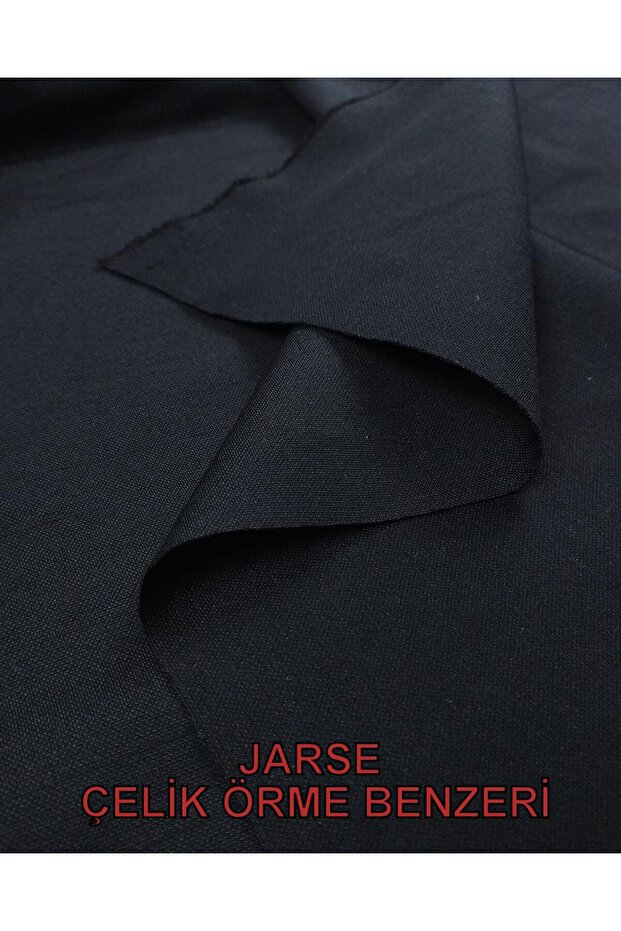 Steel Knitted Jersey Fabric in Black Color (Width 180 cm X Length 260 cm)