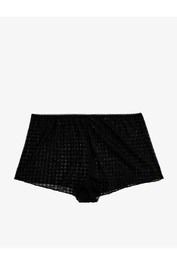 Elastic Waist Comfortable Fit Gingham Pajama Bottom Shorts
