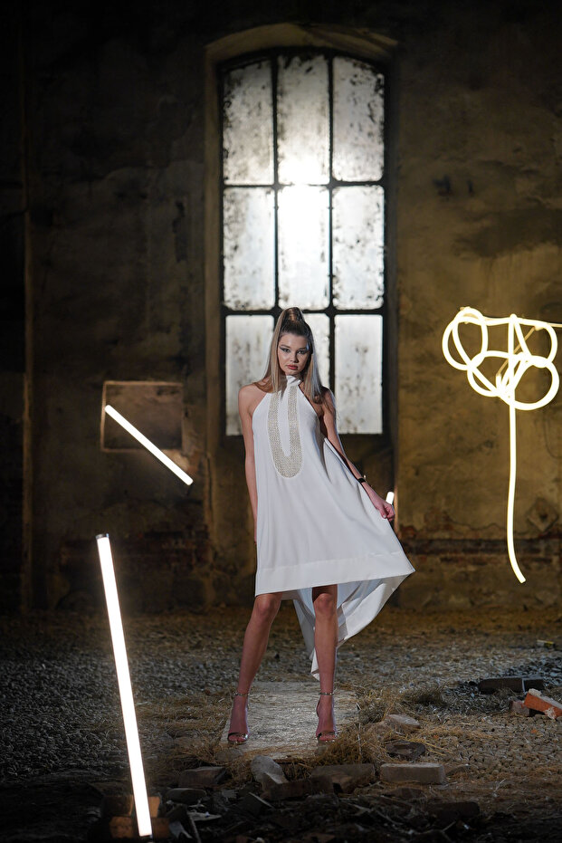 Rochie Nedelia ivory - 1