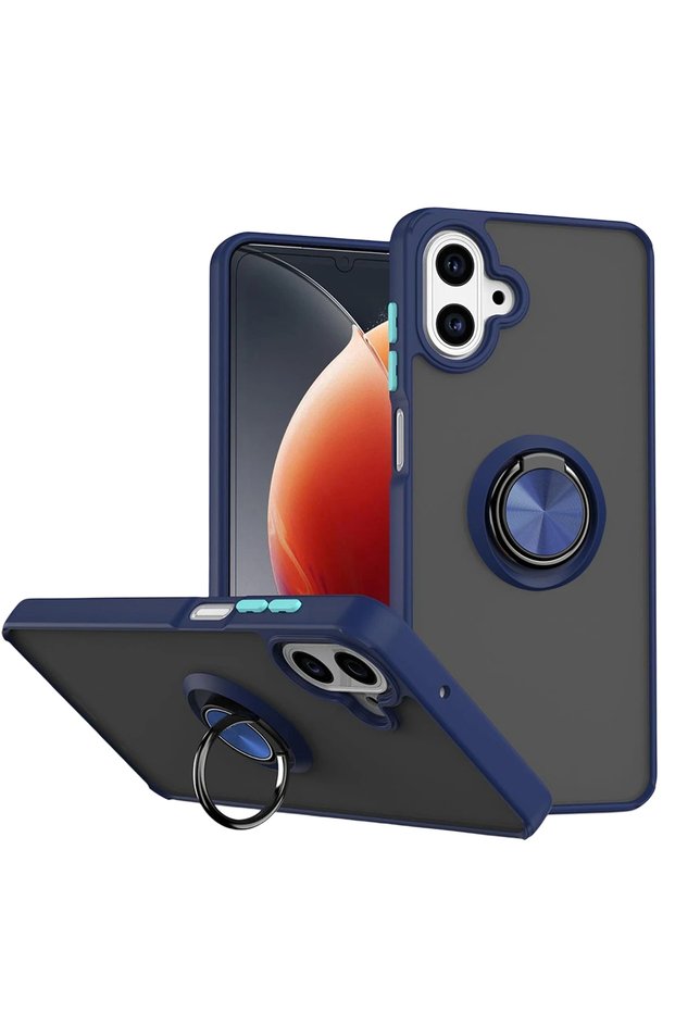 Mtxdpn Samsung Galaxy A07 4g Montreal Ringed Silicone Cover (192915) - Navy Blue