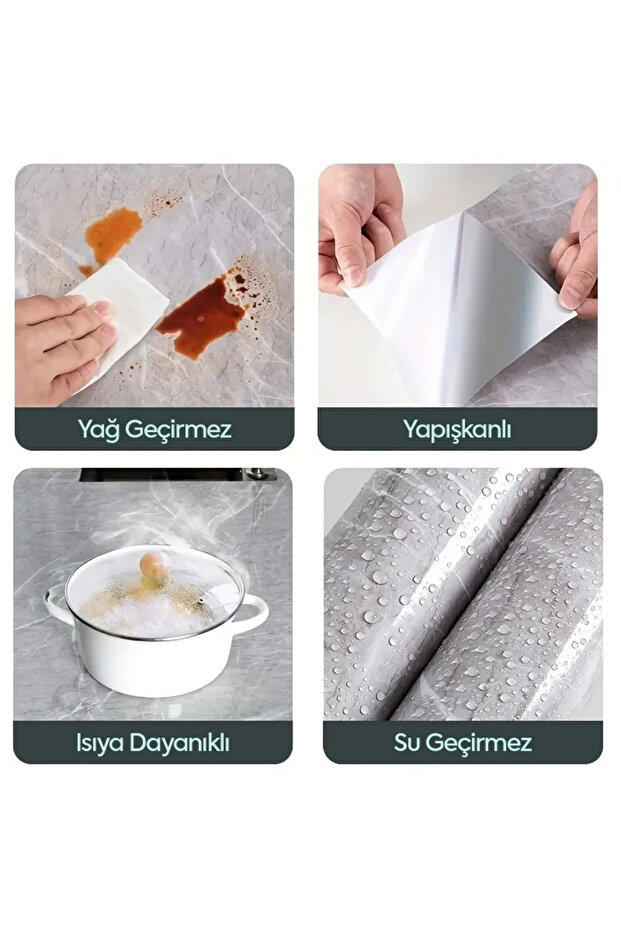 ورق تغليف بنمط رخامي من أوزسا بطول 5 أمتار - 5