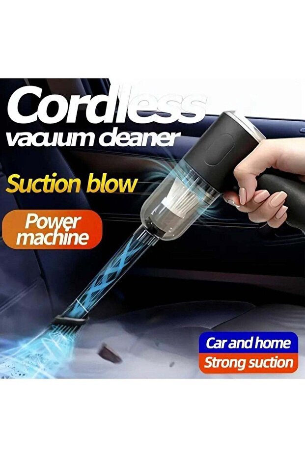 Upgraded Portable Cordless Handheld Vacuum Cleaner with Tornado Cyclone Suction Technology