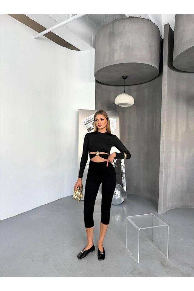 tokalı dalgıç kumaş crop - 3