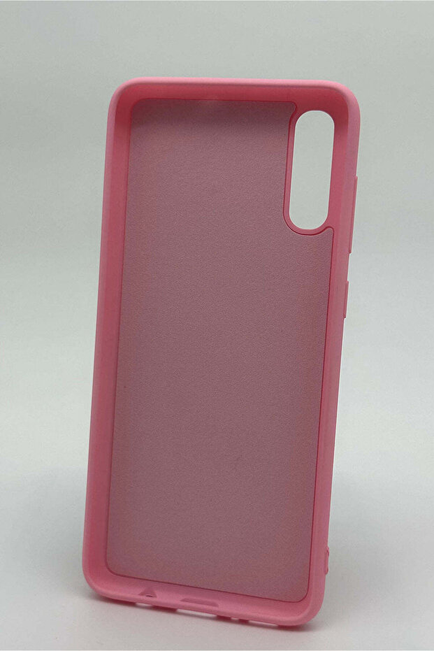 حافظة متوافقة مع هاتف سامسونج A70 - وردي - 3