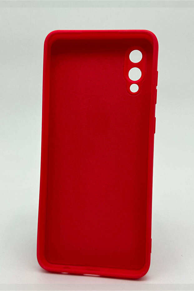 حافظة متوافقة مع هاتف سامسونج A02 - أحمر - 3