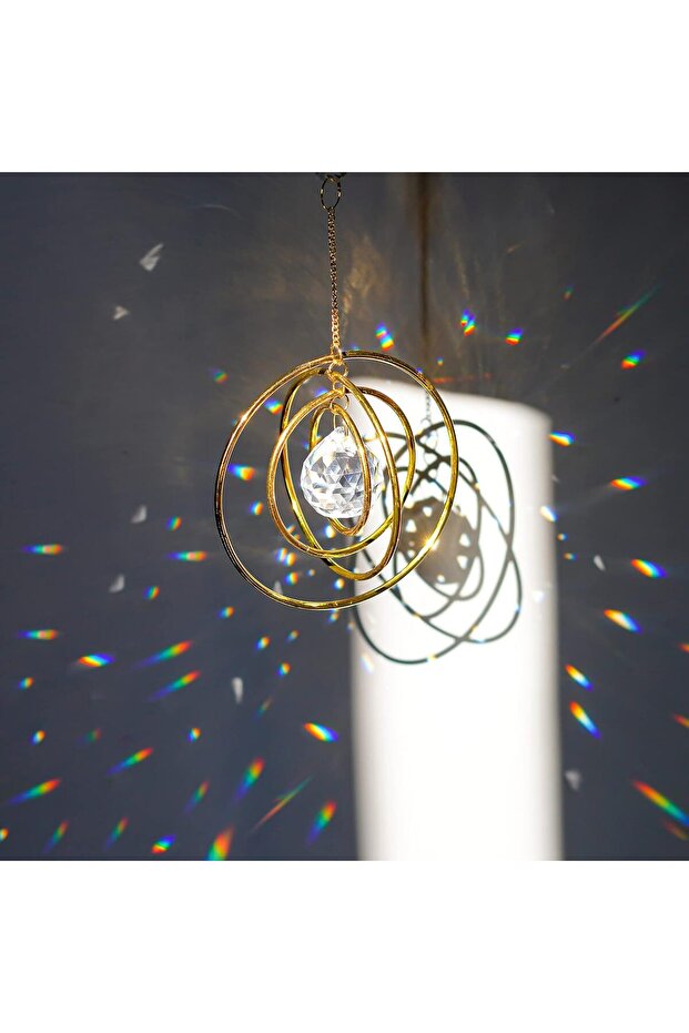 زينة كريستالية على شكل مجرة شمسية - 2