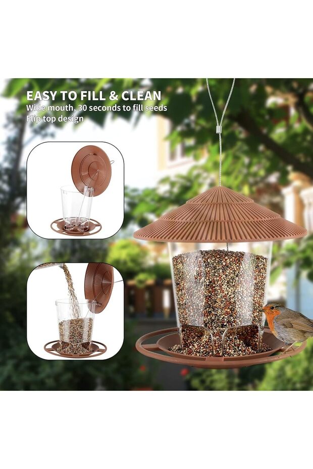 معلف طيور معلق - 4