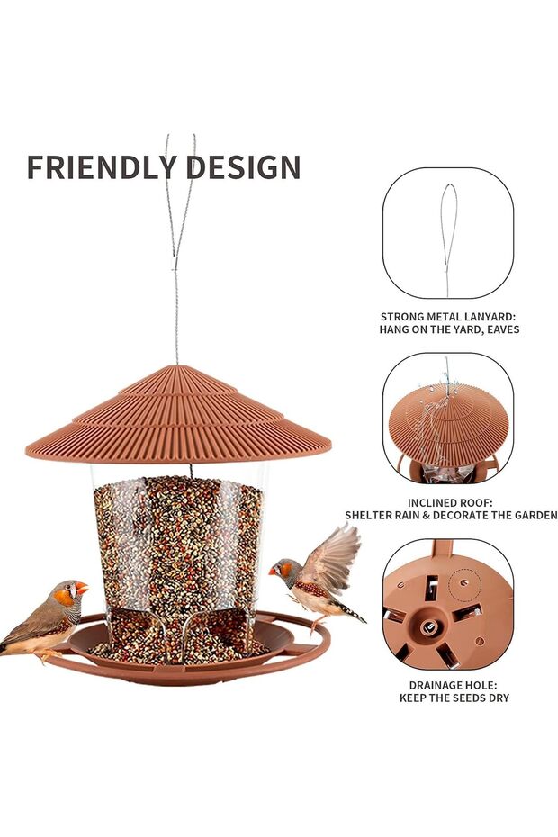 معلف طيور معلق - 3