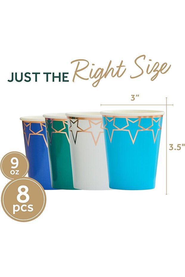 أكواب مشروبات بنقشة نجمة رمضان من - 2