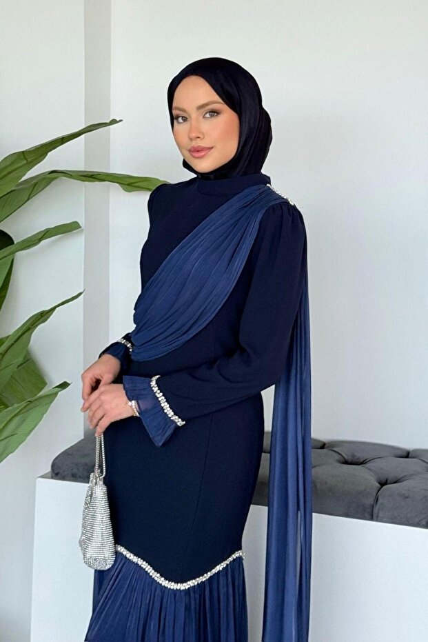 Derin Abiye Lacivert - 3