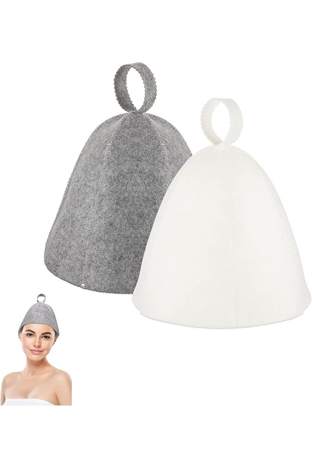 قبعة ساونا مزودة بحلقة تعليق - 1